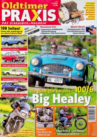 Deckblatt Oldtimer Praxis (07/2016)